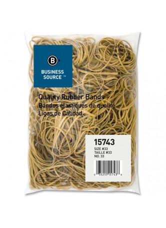 Business Source Quality Rubber Band, #33, 3.5" x 0.13", Pack of 600